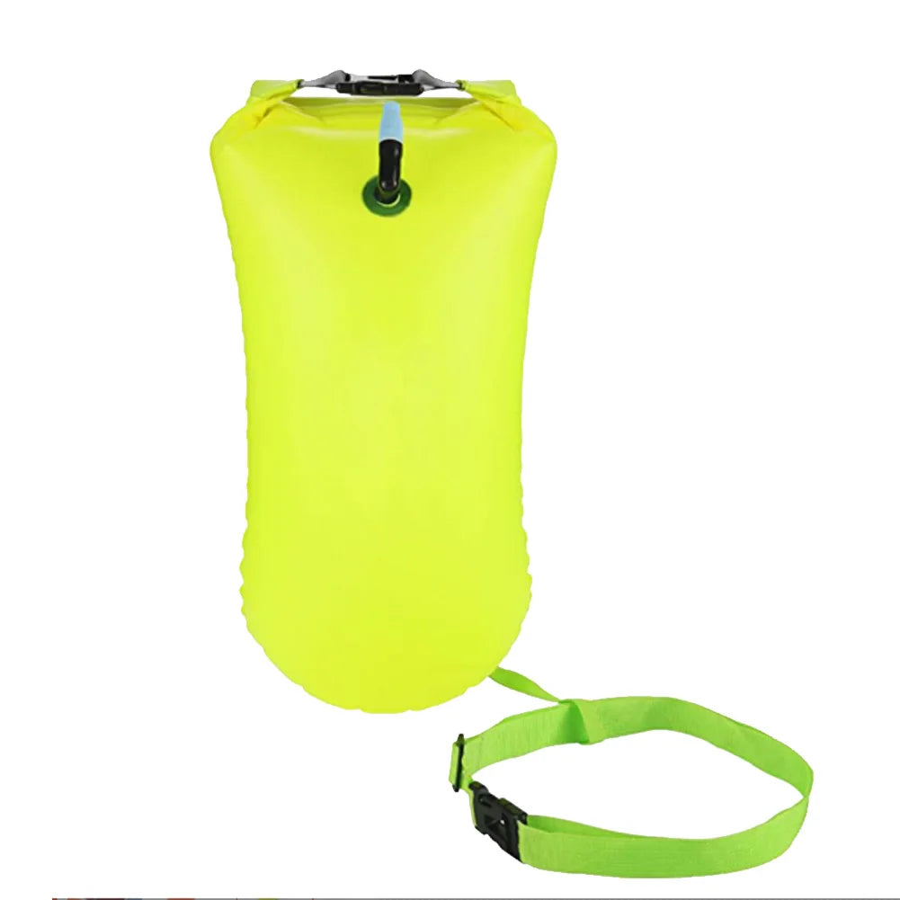 Outdoor Safety Swimming Buoy with Waist Belt – Multifunction Swim Float Bag