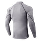 Men’s Quick-Dry Long Sleeve Compression Running Shirt