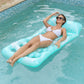 Inflatable Pool Float Lounger with Headrest