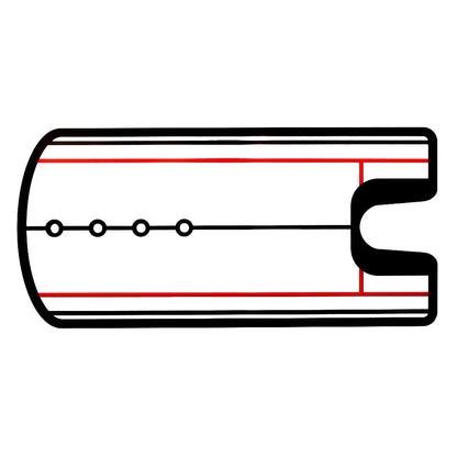 Golf Putting Practice Alignment Mirror – Eye Line Trainer