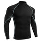 Men’s Quick-Dry Long Sleeve Compression Running Shirt