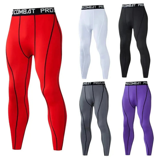 Men’s Quick-Dry Running Compression Leggings