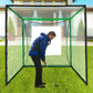 2.5M Golf Practice Net with Hitting Mat & Chipping Cage