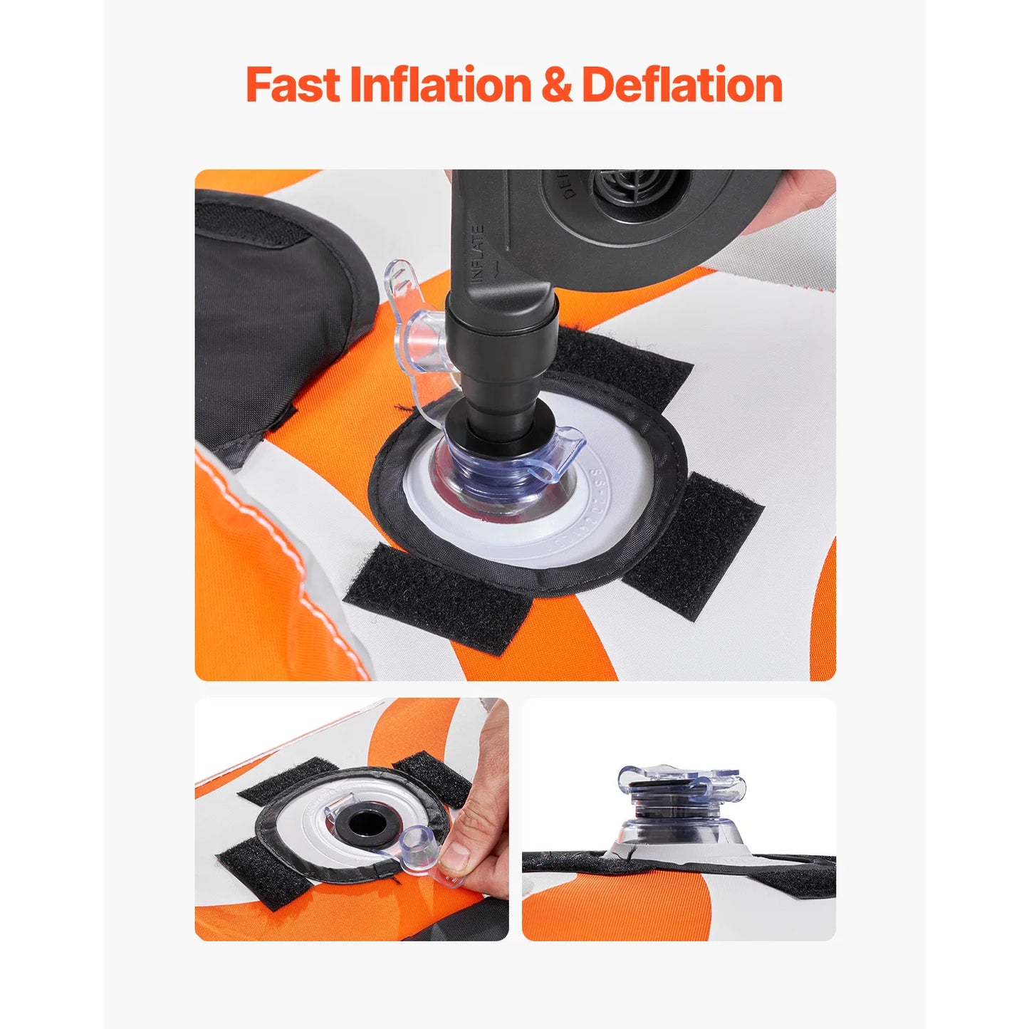 VEVOR 2-Person Inflatable Towable Boat Tubes