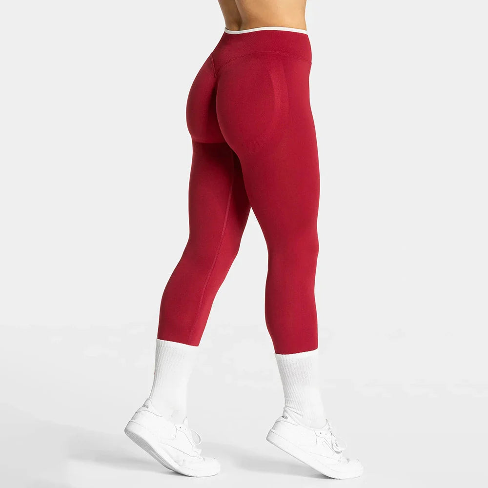 Women High Waist Seamless Scrunch Yoga Leggings
