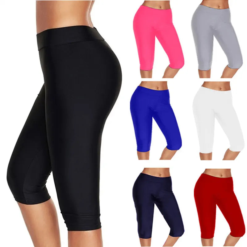 Women’s High Waist Push-Up Cycling Leggings – Workout & Training Shorts