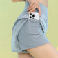 PHIGEER Women Yoga Shorts with Pocket – Lightweight Gym Shorts