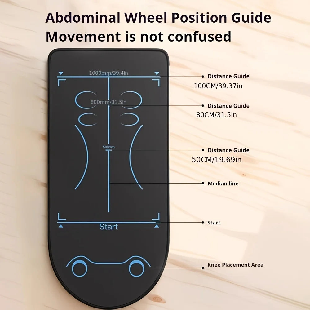 Shock Absorbing Belly Wheel with Silent Kneeling Pad