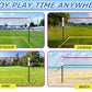 Portable Outdoor Volleyball Net Set with Adjustable Aluminum Poles