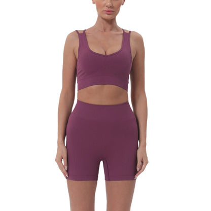 Women’s Summer 2-Piece Crop Top & Shorts Set