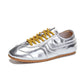 2025 Women’s German Trainer Sneakers – Retro Leather Lace-Up