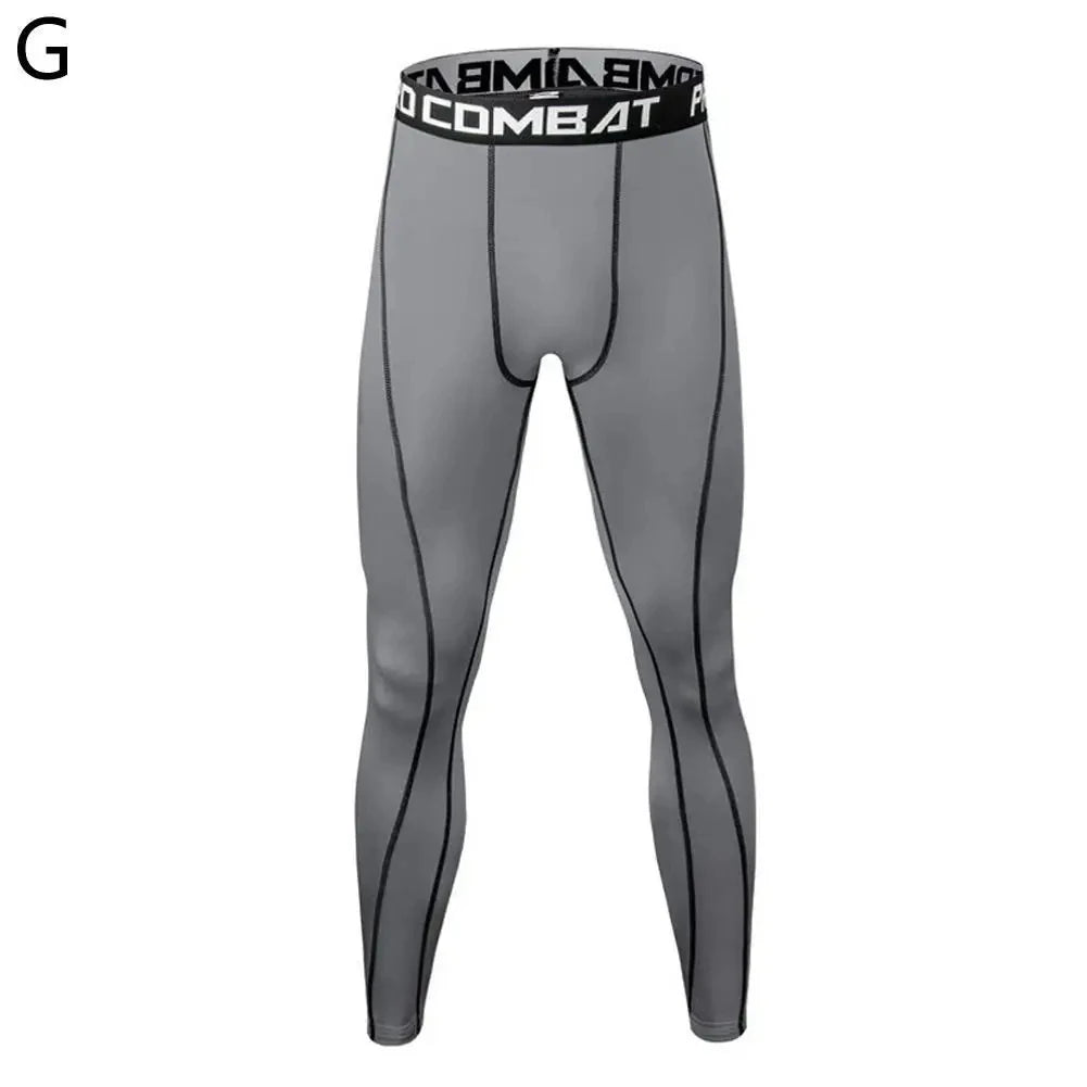 Men’s Quick-Dry Running Compression Leggings