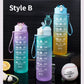Motivational Sports Water Bottle – Leakproof 750ml/1000ml