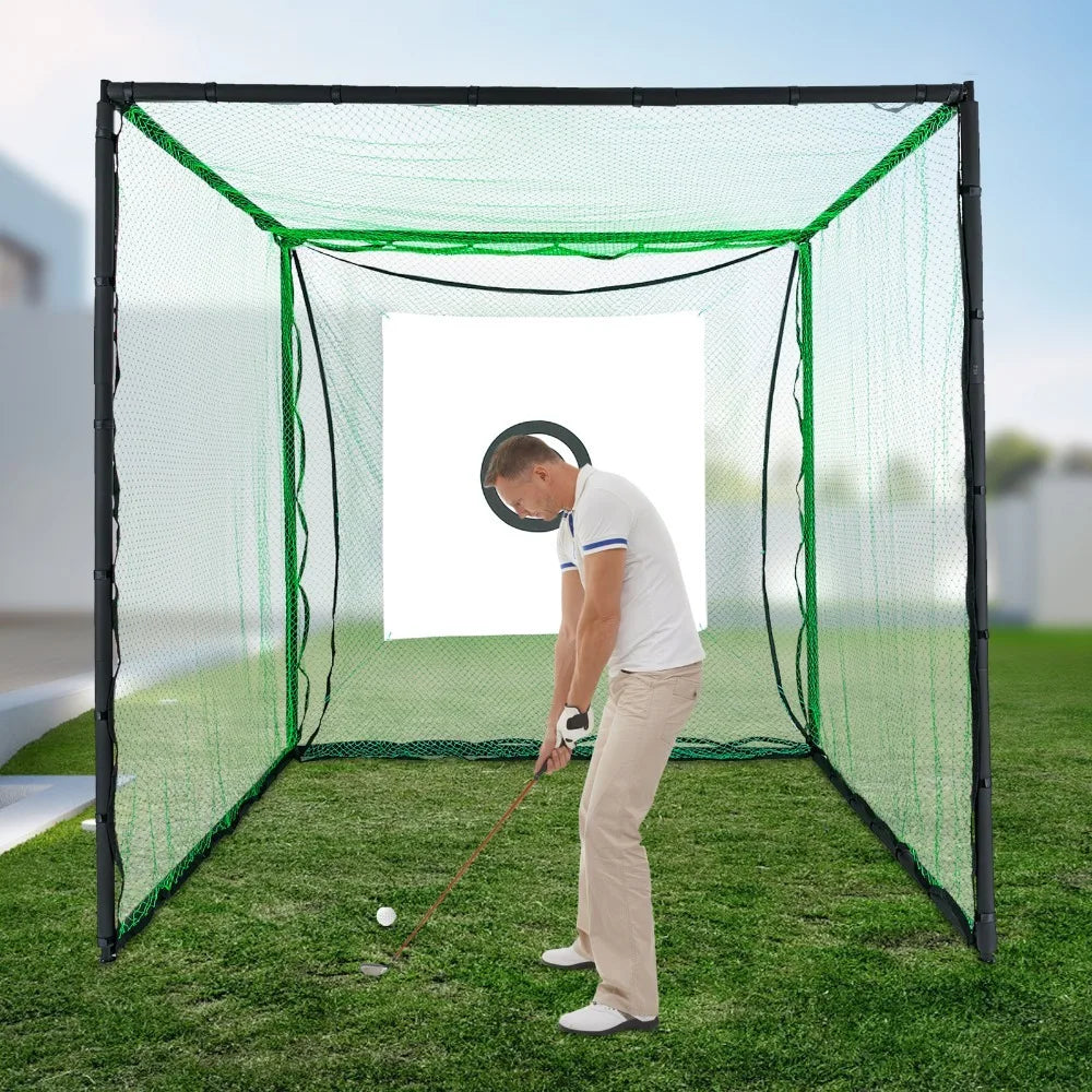 Golf Practice Hitting Net – 250x250x250cm Swing Trainer
