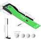 Indoor Golf Putting Green Mat Set