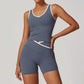 2-Piece Women’s Nude-Feel Yoga Set – Sport Bra & Leggings