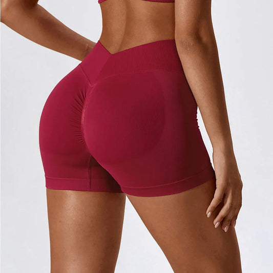Women’s High-Waist Scrunch Butt Yoga Shorts