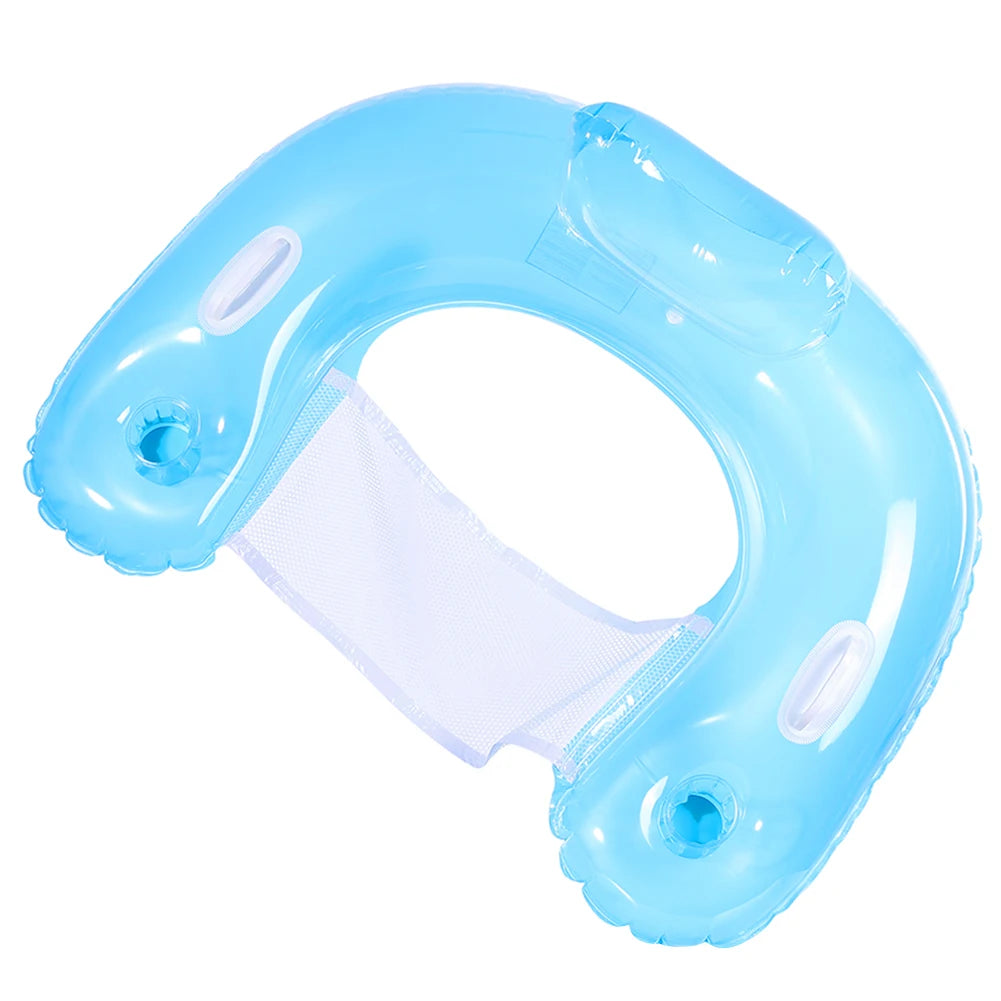 Pool Floatie with Cup Holders & Handles