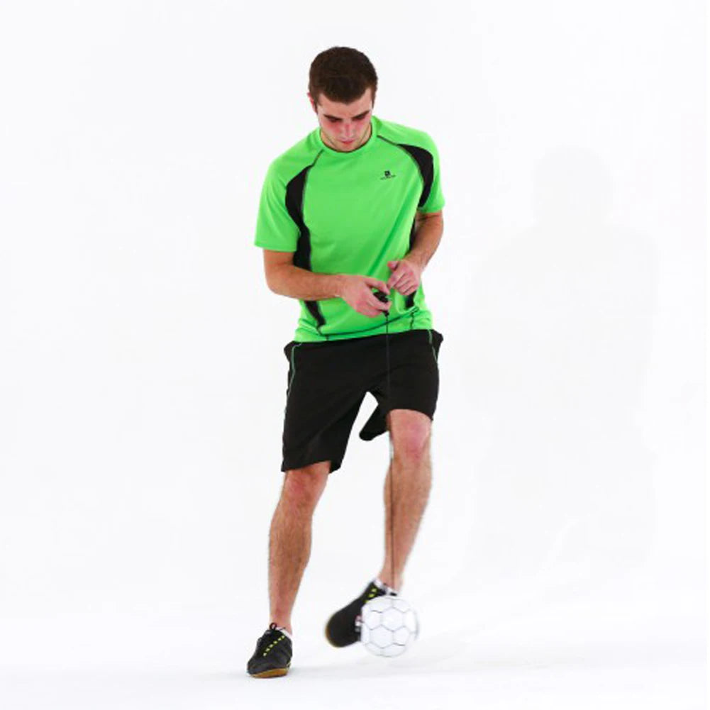 Beginner Soccer Training Ball with Kick Practice Belt – Size 2