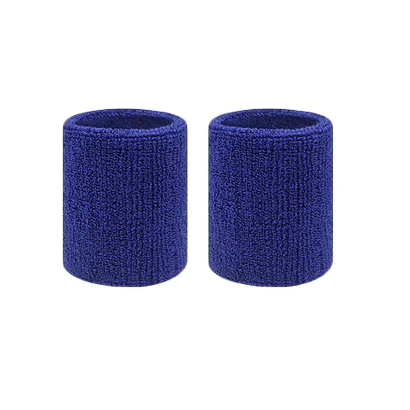 2PCS Sports Wrist Sweatbands – Absorbent Wrist Guards