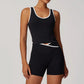 2-Piece Women’s Nude-Feel Yoga Set – Sport Bra & Leggings