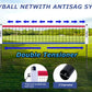 Portable Outdoor Volleyball Net Set with Adjustable Aluminum Poles