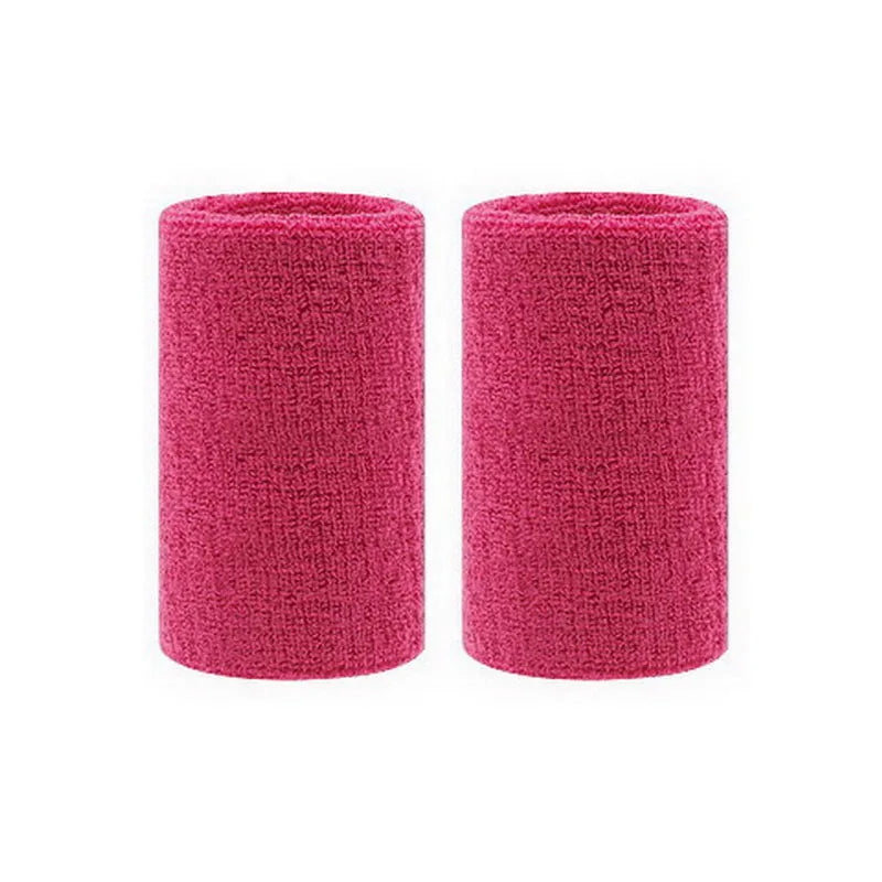 2PCS Sports Wrist Sweatbands – Absorbent Wrist Guards