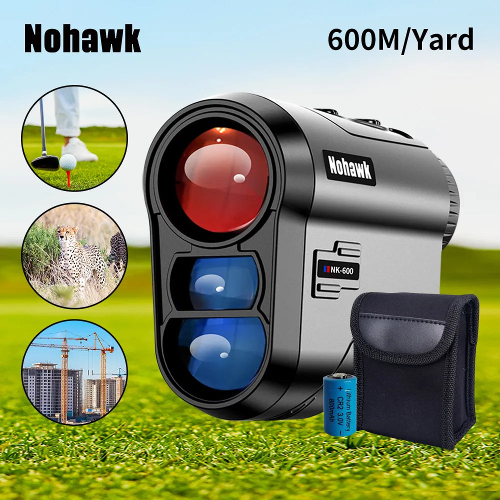 Nohawk Golf Laser Rangefinder – Flag-Lock & Slope Mode