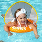 Removable Sun Protection Pool Float with Sunshade