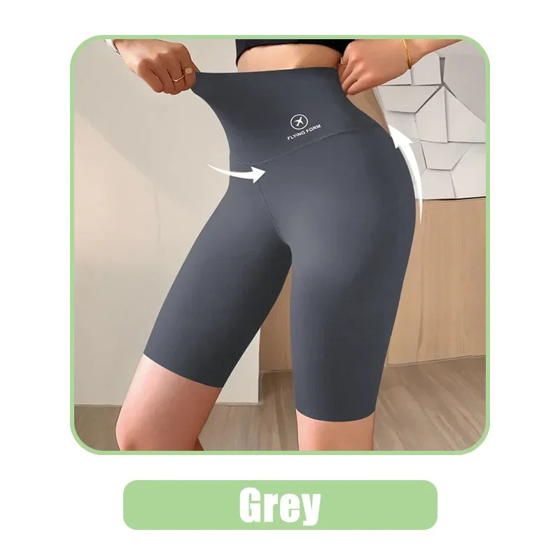 Women’s High Waist Gym & Cycling Shorts (M–XL)
