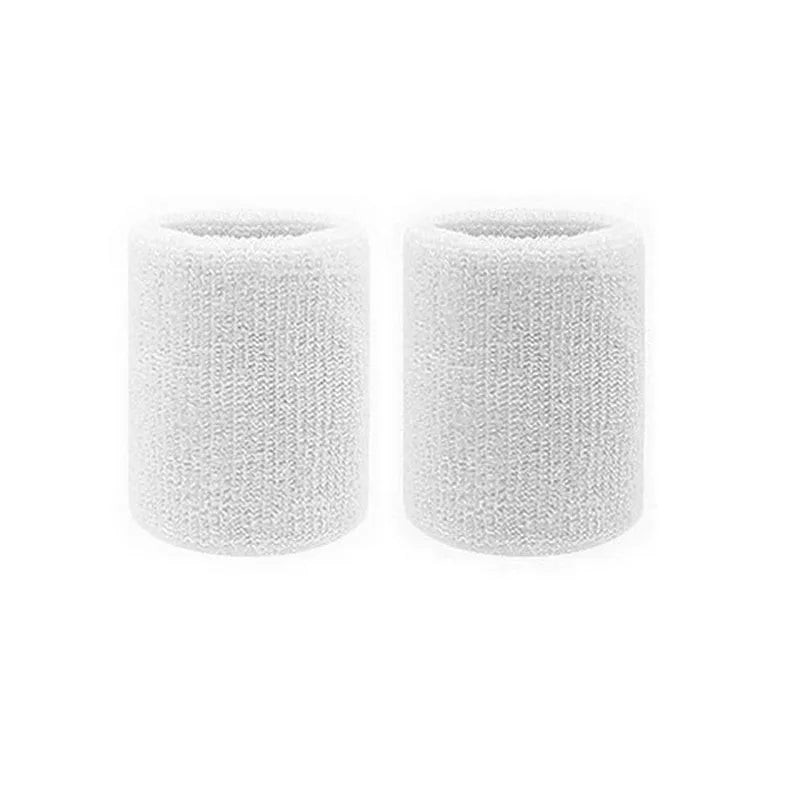 2PCS Sports Wrist Sweatbands – Absorbent Wrist Guards