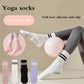 Women’s Non-Slip Pilates & Yoga Socks – 4 Pairs