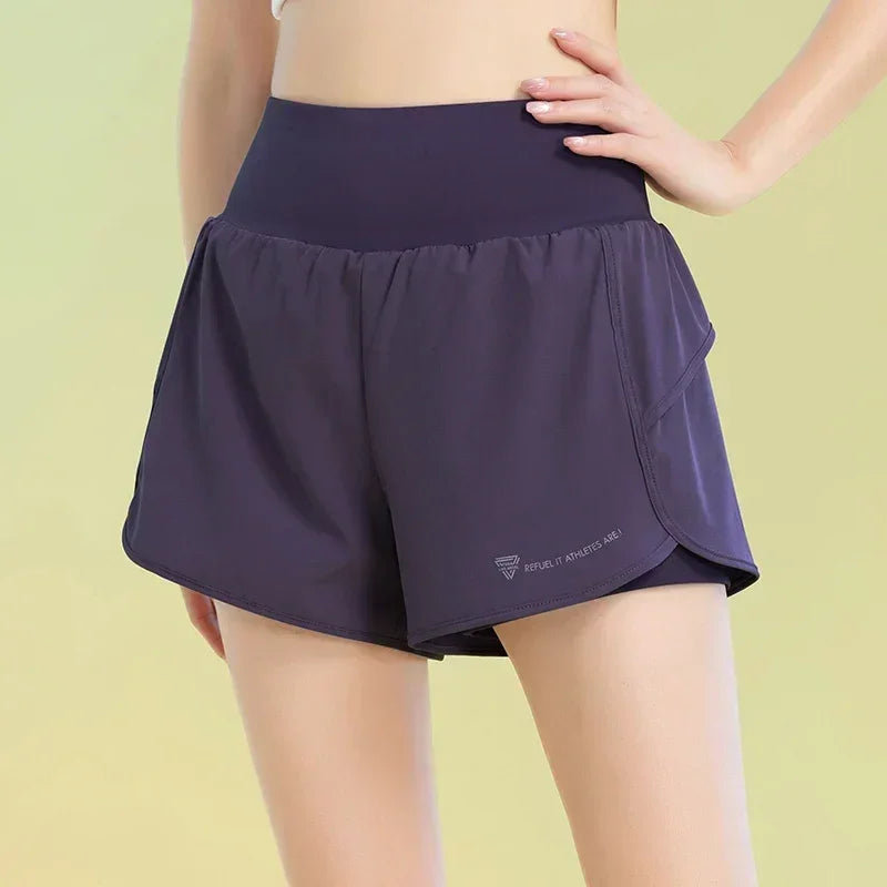 PHIGEER Women Yoga Shorts with Pocket – Lightweight Gym Shorts