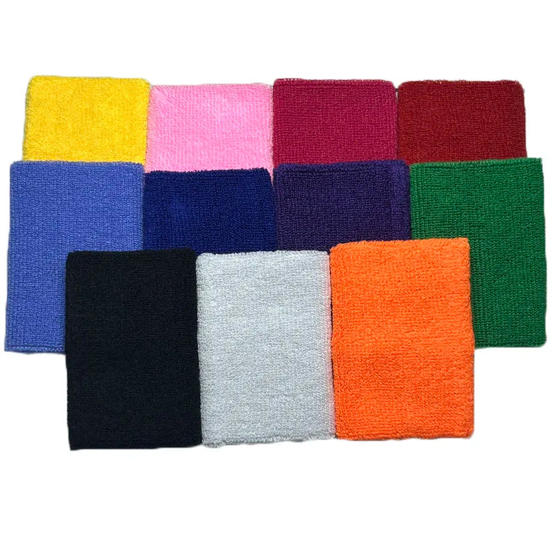 2PCS Sports Wrist Sweatbands – Absorbent Wrist Guards