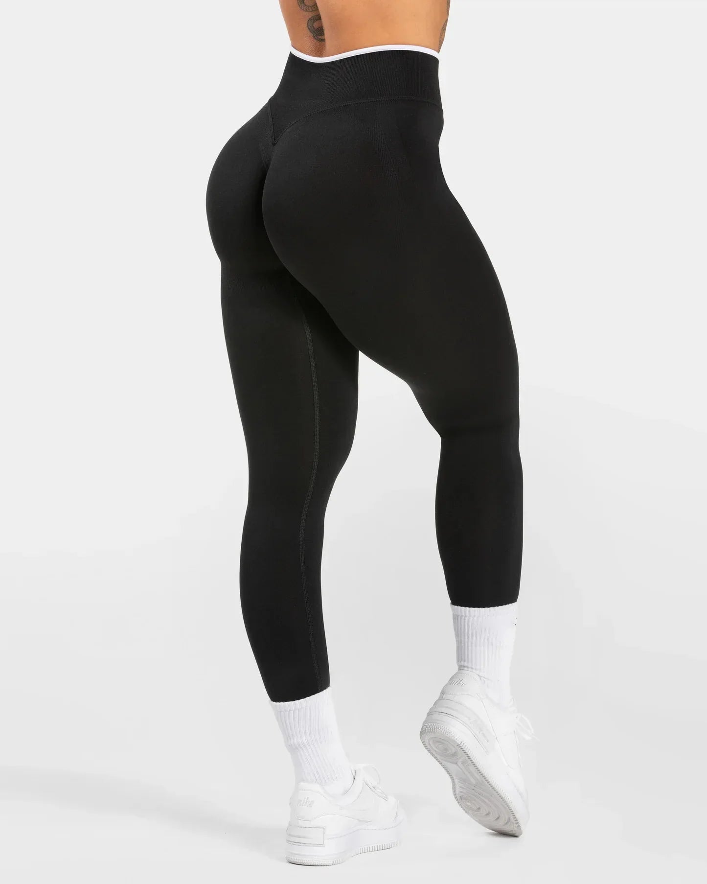 Women High Waist Seamless Scrunch Yoga Leggings