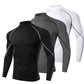 Men’s Quick-Dry Long Sleeve Compression Running Shirt