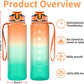 Motivational Sports Water Bottle – Leakproof 750ml/1000ml