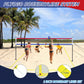 Portable Outdoor Volleyball Net Set with Adjustable Aluminum Poles