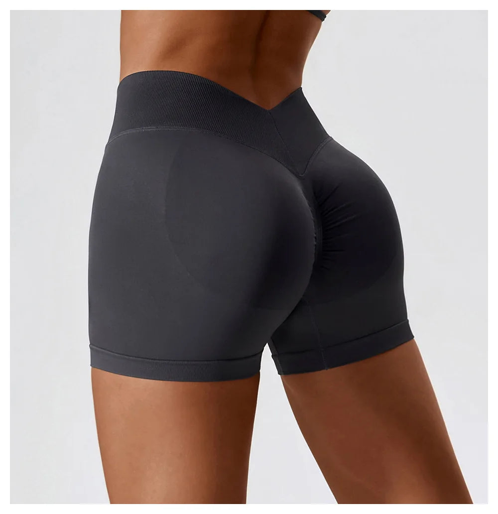 Women’s High-Waist Scrunch Butt Yoga Shorts