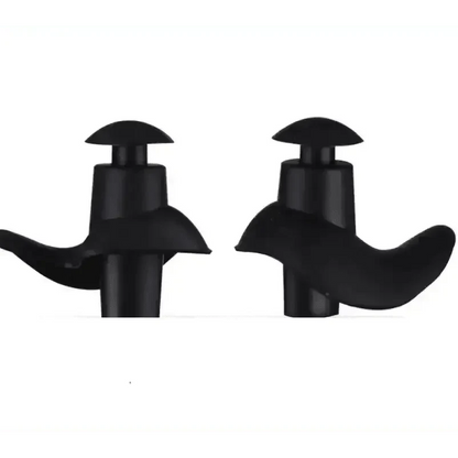Blue Silicone Water Sports Earplugs Hypoallergenic