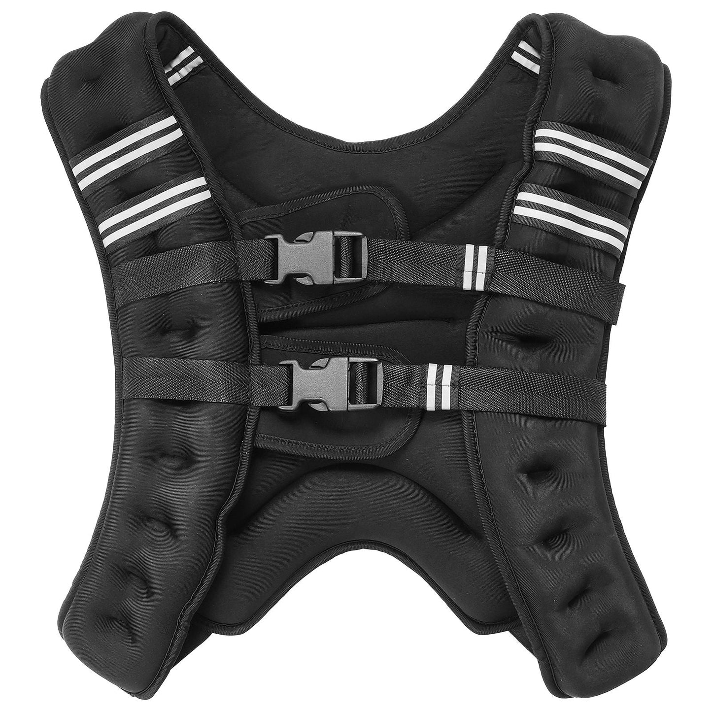 20 lb Adjustable Weighted Vest with Reflective Stripes