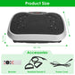 Whole Body Vibration Exercise Machine with Resistance Bands