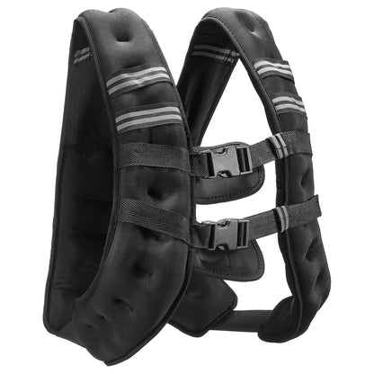 20 lb Adjustable Weighted Vest with Reflective Stripes