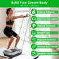 Whole Body Vibration Exercise Machine with Resistance Bands