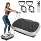 Whole Body Vibration Exercise Machine with Resistance Bands