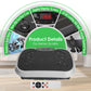 Whole Body Vibration Exercise Machine with Resistance Bands