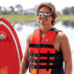 WOW Watersports Vis-Wave Adult Life Vest Red