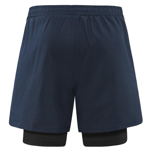 Men’s 2-in-1 Quick-Dry Running Shorts with Liner