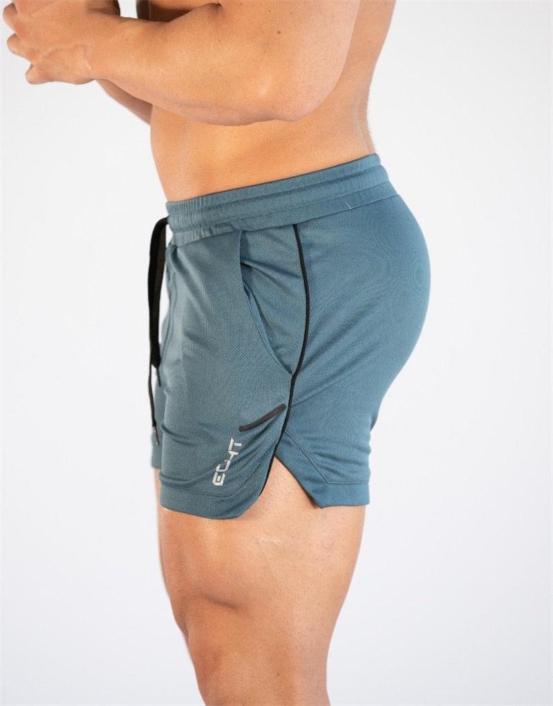 Men’s Quick-Dry Gym Training Shorts with Pockets